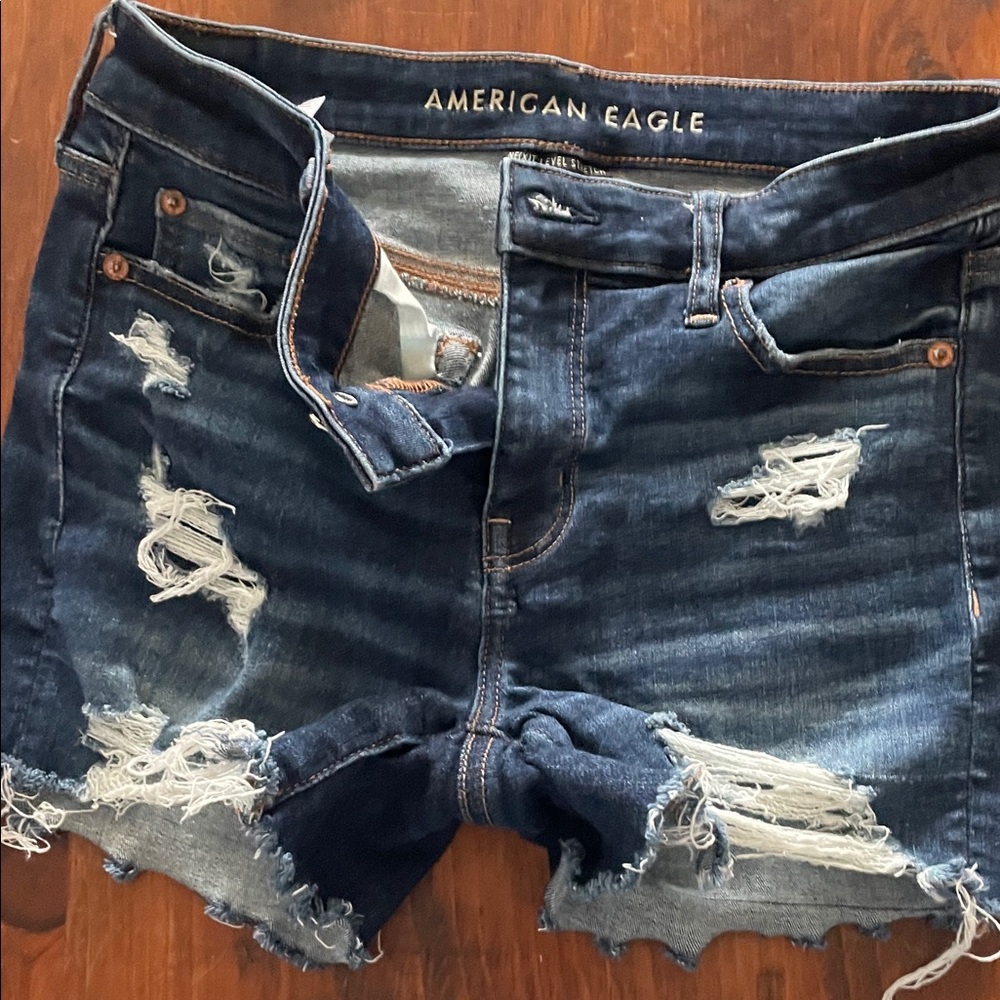 American Eagle Distressed Denim Shorts
